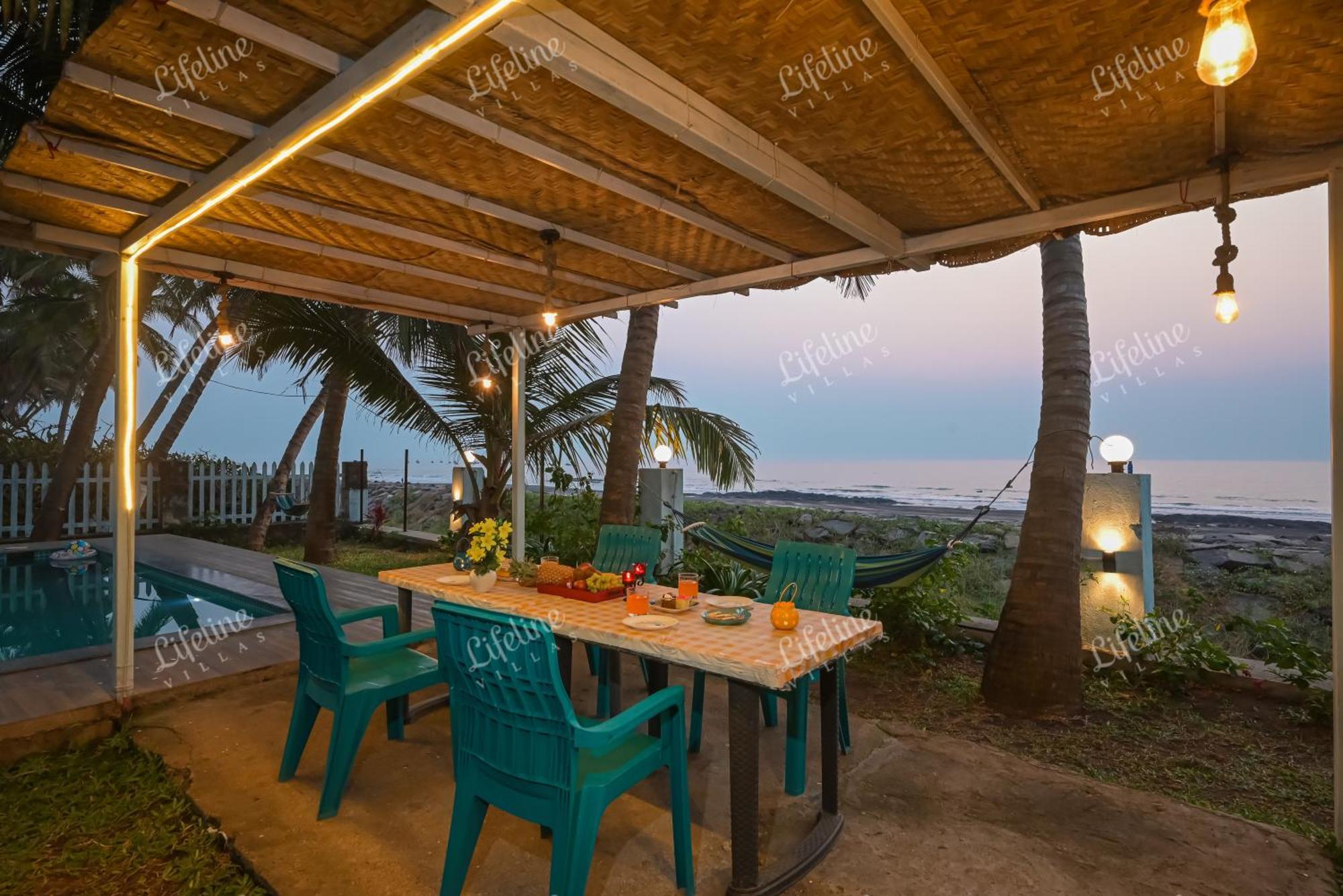 En Ocean Infinity Pool Villa Overlooking Sea ,Beach Touch Алибаг Экстерьер фото